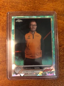 2022 Topps Chrome F1 Formula 1 Andreas Seidl Sapphire /99 #104 McLaren - Picture 1 of 2