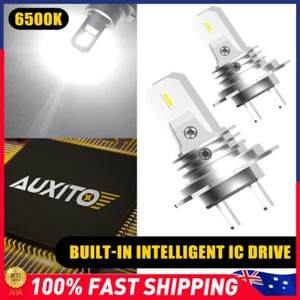 AUXITO H7 LED Headlight Globes Bulb Kit H/Low Beam 6500K Cold White Plug&Play - Picture 1 of 13