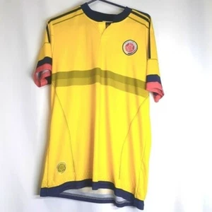Futbol Football Soccer Jersey size Large Yellow EUC - Picture 1 of 9