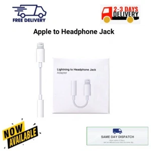 Apple to 3.5mm Jack Adapter AUX for iPhone X XS Max 11 Pro Max 12 12mini 13max - Imagen 1 de 2