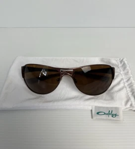 Oakley Women’s Restless Aviator Sunglasses Bronze Burgundy Brand New - Picture 1 of 9