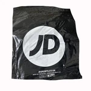 Jd Sports Black Drawstring Shopping Bag New