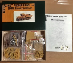 ADV AZIMUT PRODUCTION 35059 - SDKFZ 11 EINHEITSFAHRERHAUS - 1/35 RESIN KIT - Imagen 1 de 1