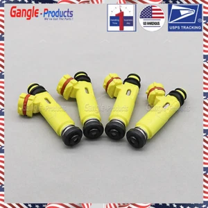 4 PIEZAS Inyectores de Combustible Amarillo 195500-4450 Probados para Mazda MX-5 RX-8 - Imagen 1 de 8