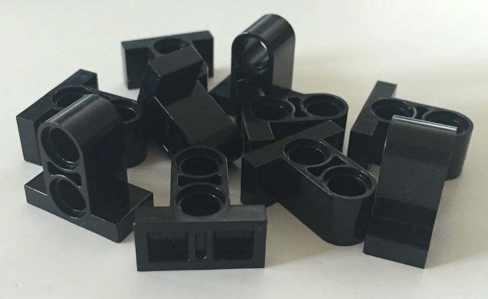 *NUEVO* 25 Piezas Lego BLACK TECHNIC PIN Placa Conector 1 x 2 x 1 2/3 con 2 Agujeros Foto 1 de 1