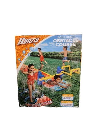 Banzai 2-in-1 Obstacle Course Water Slide - BRAND NEW  - Image 1 of 2