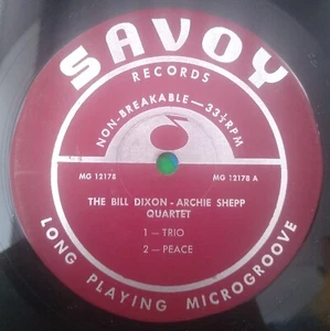 The Bill Dixon - Archie Shepp Quartet - S/T LP ~ ohne Cover ~ Savoy Mono Original - Bild 1 von 2