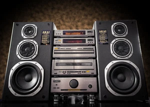 Sistema de componentes estéreo vintage AKAI PA-950 🌈RaRe🌈 - Imagen 1 de 7