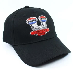 DATSUN COMPETITION PARTS BLACK DA HAT - 510 - 610 - 620  BASEBALL CAP - Picture 1 of 6