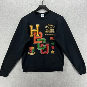 Sudadera HBCU Adulto Talla Pequeña Negra Manga Larga Port Co Pullover - Imagen 1 de 10