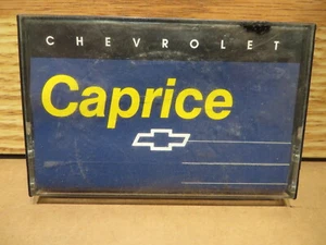 CHEVY CAPRICE factory AUDIO MEDIA OWNERS GUIDE w CASE OEM - Picture 1 of 3