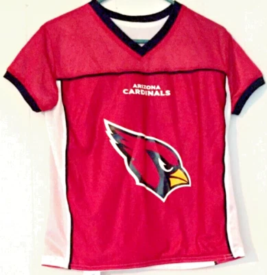 NFL Bandera Fútbol Arizona Cardinals Camiseta Reversible Rojo/Blanco Juvenil Talla L Foto 1 de 4