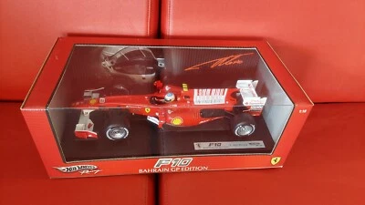 Ferrari F10 2010 Bahrain - Fernando Alonso - Hot Wheels Racing -Scala 1/18 nuova - Immagine 1 di 4