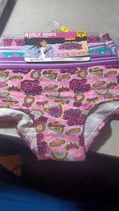 4 Pack NWT That Girl LayLay Nickelodeon Girls' Briefs Size 8 - Picture 1 of 3