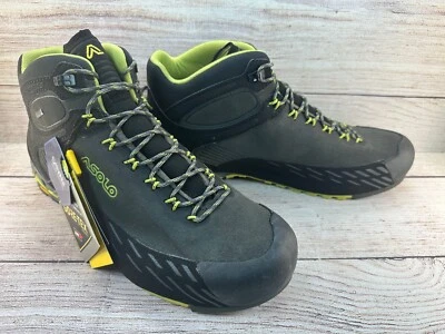 ASOLO Eldo Mid Lth GV Hiking Shoes Mens Size 10 Graph/Green Oasis A01056 - Image 1 of 4