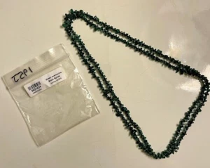 Grüne Aventurin Chip Halskette facettiert schwarz Spinell Spacer 36 in Boho Luck - Bild 1 von 5