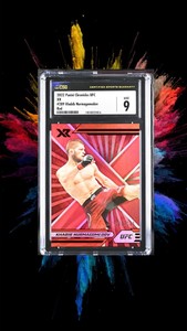 Khabib Nurmagomedov 2022 Panini Chronicles UFC XR Red /199 CSG MINT 9