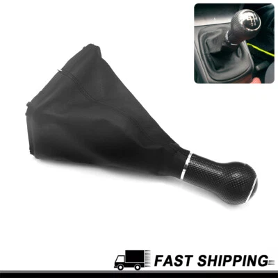 5-Speed Manual Shifter Gear Knob Lever Gaitor Boot For Volkswagen Jetta 2002-12 - Image 1 of 4
