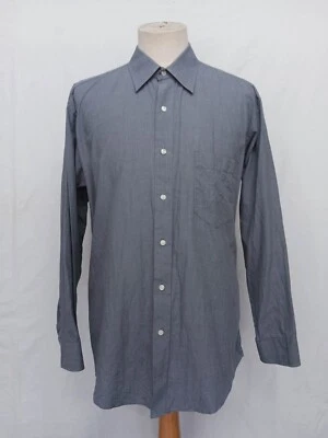 Винтажный ISSEY MIYAKE im продукт серый хлопок мужчин платье рубашка с длинным рукавом 42 - Изображение 1 из 4