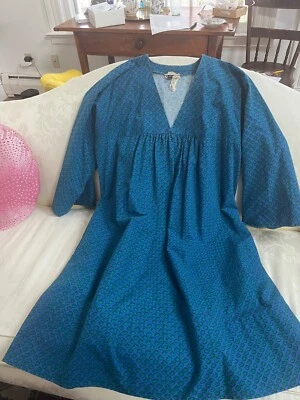 Vestido Marimekko genuíno dos anos 1960, com etiqueta original DR - Imagem 1 de 4