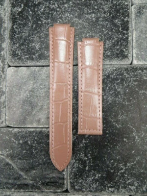 New 14mm Leather Strap Pink Watch Band CARTIER Ballon Bleu Single Fold Small - Image 1 of 4