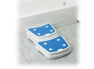 One Unit Stackable Step Stools Non-Slip Bath Safety Mobility Aid Shower Steps - Picture 1 of 3