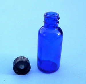 BOSTON ROUND COBALT  SOLUTION BOTTLE 30 mL - Picture 1 of 1