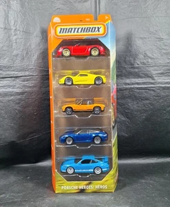 2025 MATCHBOX PORSCHE 5 PACK SPYDER CABRIOLET PORSCHE 914 TARGA GT3 NEW  - Picture 1 of 5