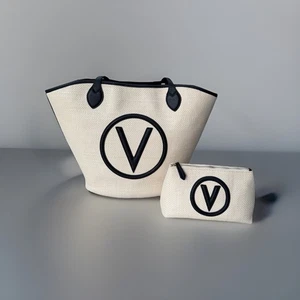 Valentino Bags  Covent SET - Shopping Bag + Kosmetiktasche naturale/ nero - Bild 1 von 22