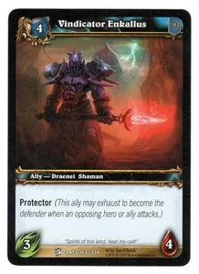 2010 WoW World of Warcraft TCG - Vindicator Enkallus - Class Deck 163/234 - Picture 1 of 2