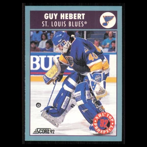 Guy Hebert Rookie #460 1992 Score Canadian St. Louis Blues Hockey Card NHL NM - Picture 1 of 3