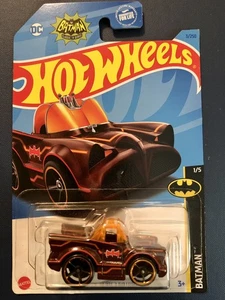 Hot Wheels Classic TV Series Batmobile Black Diecast 1:64 Scale Batman #1/5 - Picture 1 of 5