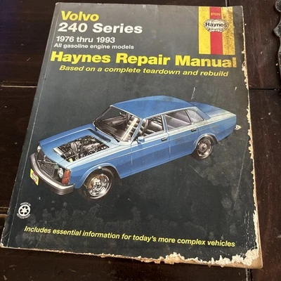 Haynes Volvo 240 Series 1976-1993 Haynes Repair Manual Number 97020 - Image 1 of 4