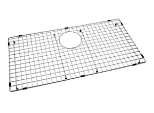 Sink Bottom Grid Stainless 28-3/8" x 14-3/16", Rear Drain NDG2915R Serene Valley - Picture 1 of 3