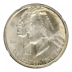 1939-S Arkansas Commemorative Silver Half Dollar NGC MS67 - Picture 1 of 4