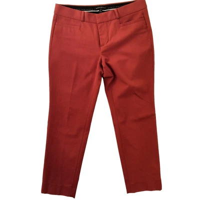 Banana Republic Womens Slacks Pants Petite 8 Deep Red - Image 1 of 4
