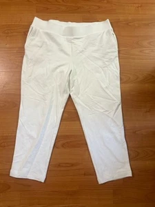 Pure Jill J Jill Medium Petite Affinity French Terry schmale kurze Hose weiß Pima - Bild 1 von 6