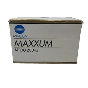 Vintage Minolta Maxxum AF 100-200mm F4.5 Camera Lens Accessory - Picture 1 of 8