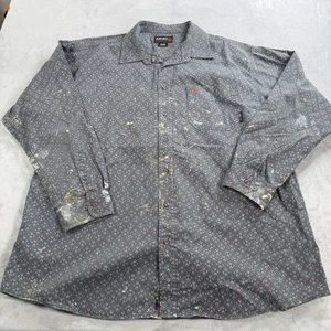 Ariat FR Work Shirt Mens 3XL Button Down Western CAT 2 Geometric Print Aztec - Picture 1 of 16
