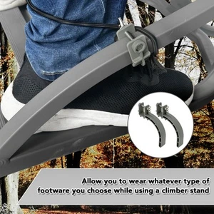 Climb Stirrups Labor Saving Ergonomic Plastic Rapid Climb Stirrups With Rope US - Picture 1 of 29