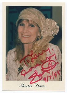 Skeeter Davis Signed Photo Double Signed Autographed Vintage Singer - Picture 1 of 2