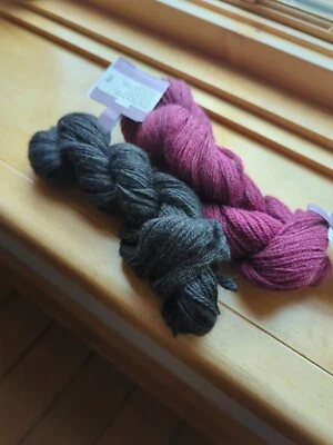 Juego de 2 dedos de dosel; 200 yardas cada uno 50/30/20 alpaca 🦙/merino/bambú problemas Foto 1 de 4
