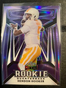 2023 Leaf Rookie Quarterback HENDON HOOKER Purple Parallel /15