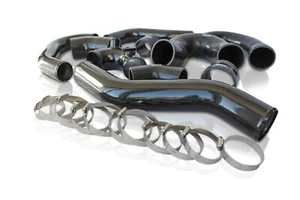 Ford FG STAGE 3 Alloy RACE 3" Intercooler Piping Kit XR6 Turbo BLACK Mk1 Mk2 FGX - Picture 1 of 4