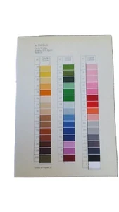 CATALOGO HILOS - CARTA DE COLORES DALIA HILATURAS FABRA COATS BARCELONA - Imagen 1 de 3