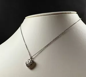Medallón Vintage 1976 Flores de Tulipán Plata de Ley 925 con Collar Cadena Damas - Imagen 1 de 9