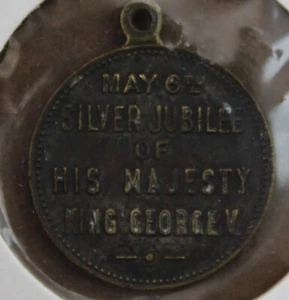 * MEDALLA DE BRONCE JUBILEO DE LA CORONACIÓN 1935 GEORGE V TONIFICADA #KLM61 - Imagen 1 de 8