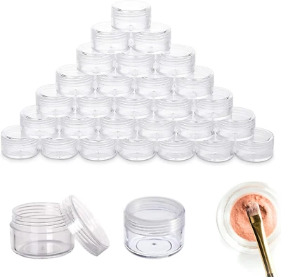 5ml Döschen, Leerdose klarer Tiegel, Leer Döschen, Cremedose, Leere Proben Behäl