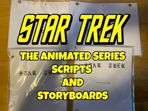 STAR TREK ANIMATED SERIES STORYBOARDS AND SCRIPTS - Picture 1 of 15