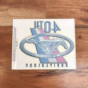 FORD MUSTANG 40TH ANNIVERSARY WINDOW DECAL STICKER 1964-2004 4 1/2” - Picture 1 of 4